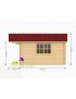 Abris de jardin Liverpool 20m²