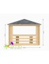 Tonnelle en bois 9m²﻿