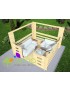 Tonnelle en bois 9m²﻿