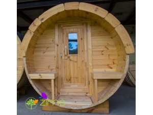 Sauna tonneau  4m Ø 2.27 m