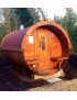 Sauna tonneau 4.5m Ø 1.97 m